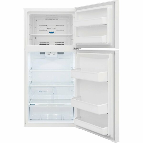 Almo Frigidaire 13.9 Cu. Ft. No-Frost Top Freezer Refrigerator FFHT1425VW